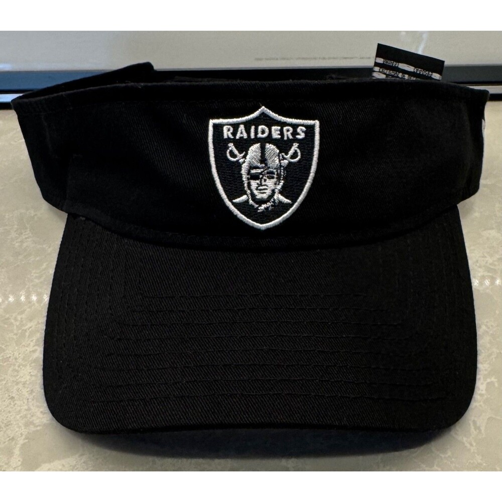 Las Vegas Raiders - New Era Visor - Men's Adjustable - Black - NFL
